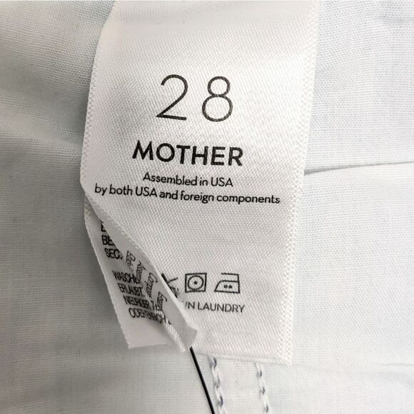 NWT MOTHER SNACKS! The Fun Dip Utility Puddle Wide Leg Jeans 28 - Picture 4 of 10